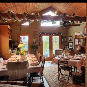 Bridal Shower Baby Shower decor floral garlands napkins tablecloths